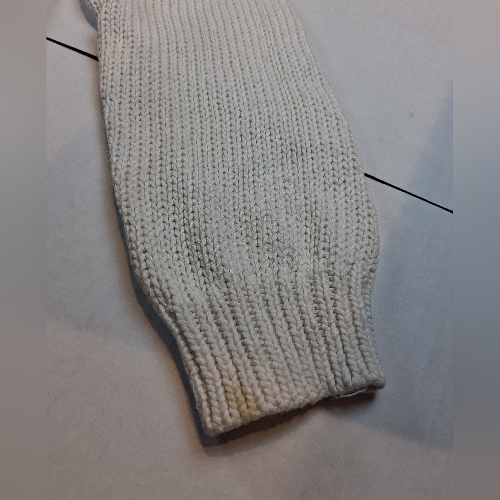 Banana Republic Milly Collection Open Knit Sweater XS White Cotton Classic - Picture 6 of 10